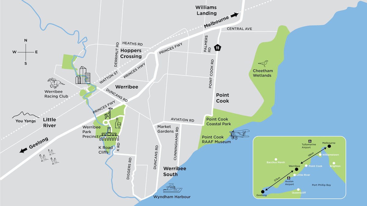 Map of Werribee & Surrounds